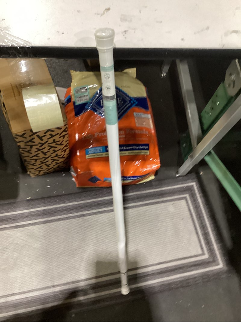 Zenna Home Curtain Adjustable Tension Shower Rod, 44" - 72", White (B001EX01X8)