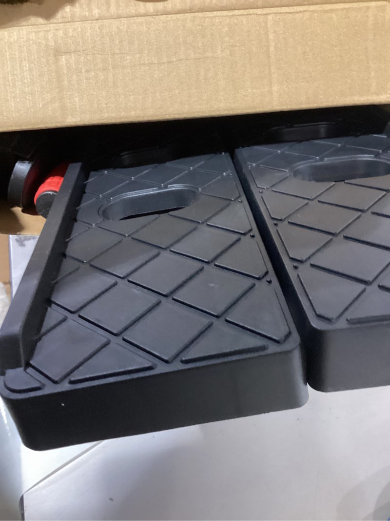 Condition photo showing As Is for Adjustable Mobile CPU Stand, Ventilated Computer Tower Stand with 4 Caster Wheels Fits Most PC Tower, Under Desk CPU Holder PC Floor Cart Computer Riser for Gamers and Students (Large Black)