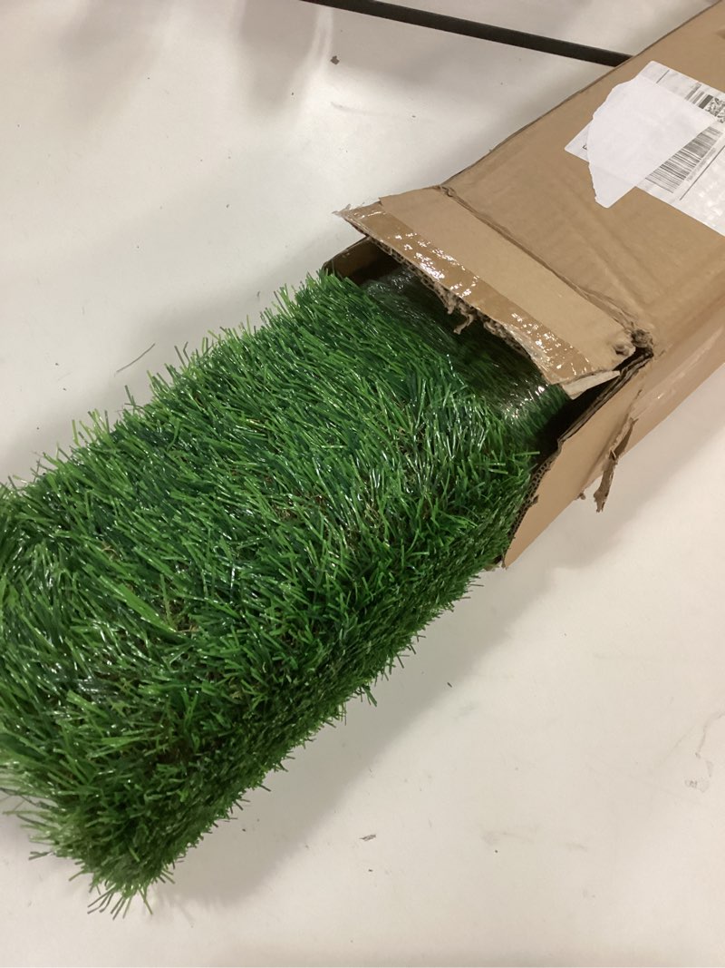 Condition photo showing Good Condition for THREE ORANGES Artificial Grass, Reusable Dog Training Mat Large Size - 3x5FT Fake Grass Turf with Drainage Holes for Outdoor Indoor, Porch, Patio, Balcony (Thickness?1.35inch)
