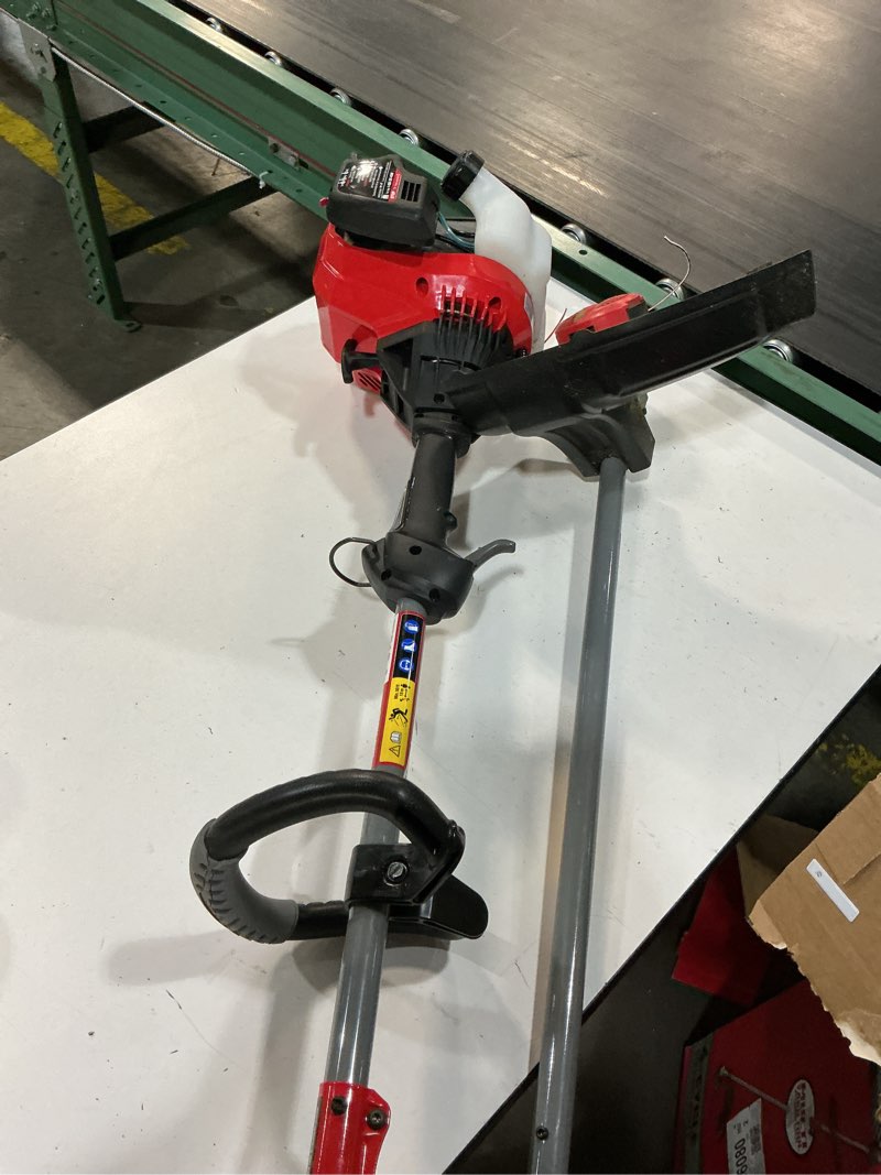 Condition photo showing As Is for craftsman ws4200 30-cc 4-cycle 17-in straight shaft attachment capable gas string trimmer