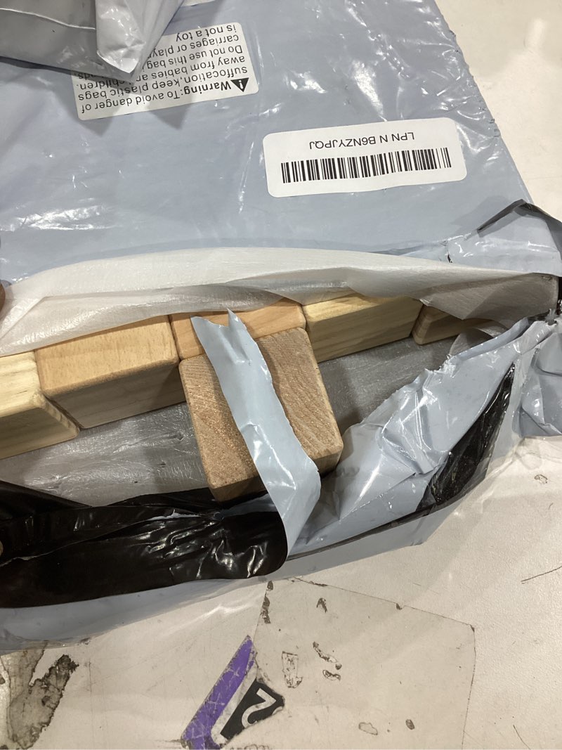 Condition photo showing Good Condition for Wooden Cubes, 1.5 inch Natural Wood Blocks, 26PCS Unfinished Square Blocks with Rounded Corners for Crafts, Alphabet Blocks, Number Cubes or Puzzles Making