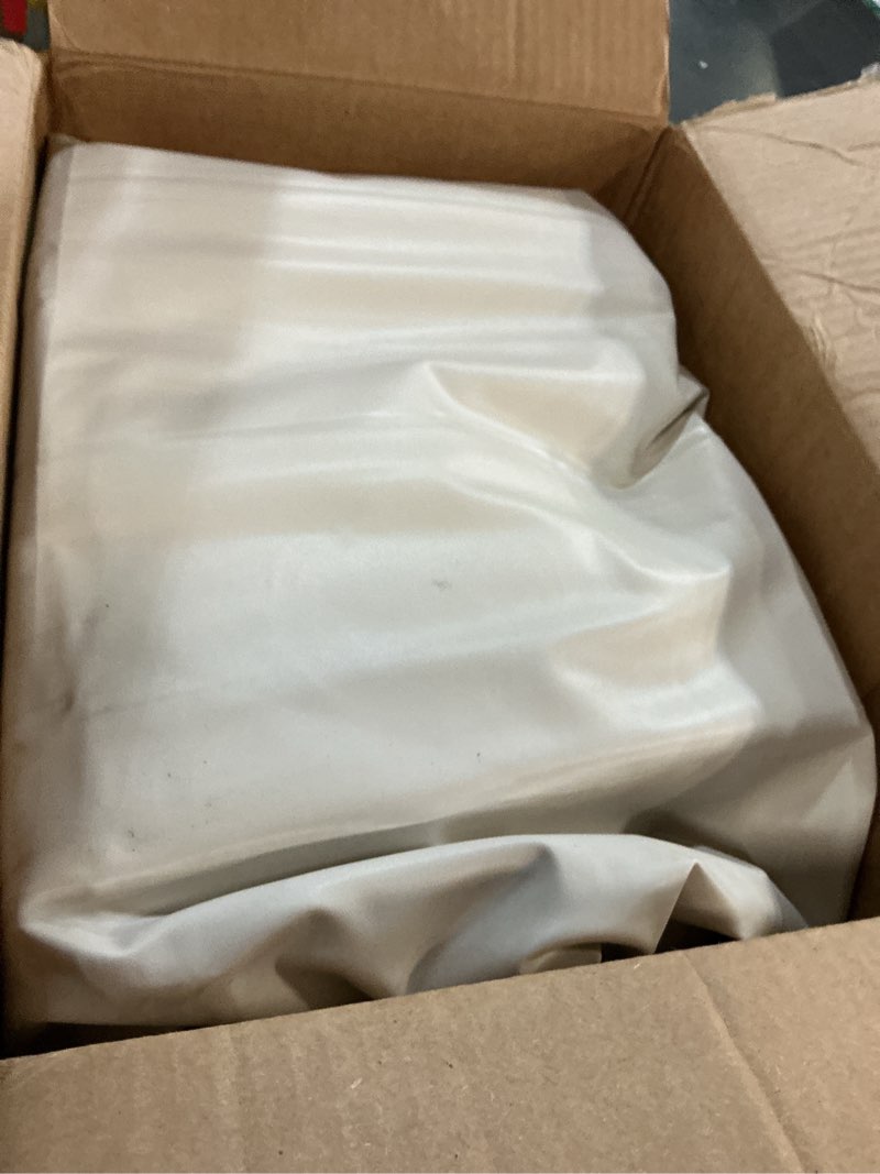 Condition photo showing As Is for vosser queen air mattress with built-in pump,18'' raised blow up mattress, leak-proof air bed with storage bag, flocked top inflatable mattress for home, camping & guests?800lbs