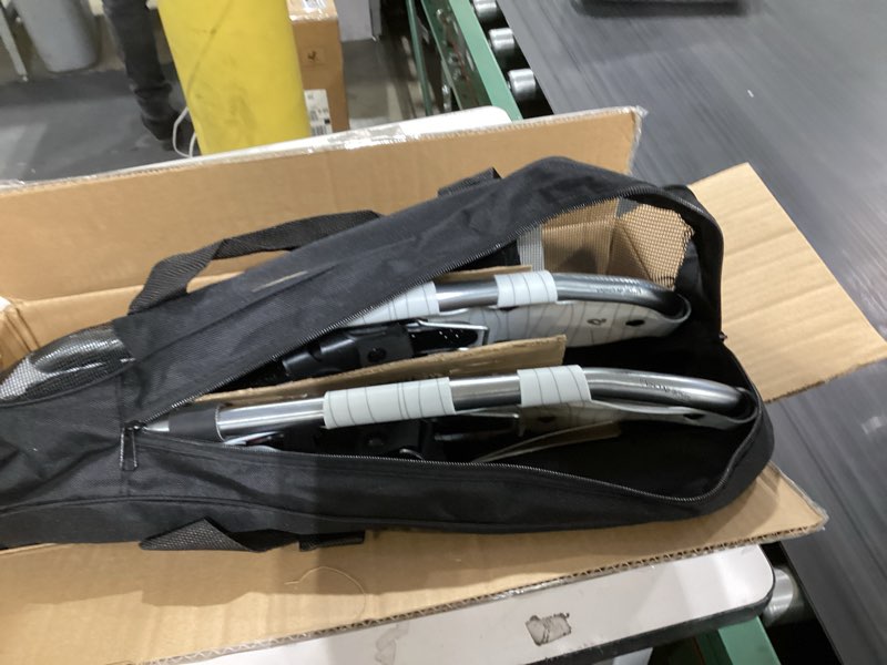 Condition photo showing Good Condition for Retrospec Drifter Snowshoes for Women & Men - Lightweight Aluminum Frame Snow Shoes with Double Ratchet Binding System, Heel Lifts & Carry Bag for All Terrain Hiking & Winter Sports Arctic 21" Snowshoes