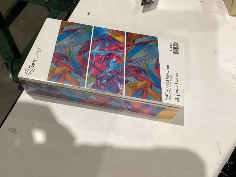 Condition photo showing New/Like New for GenCrafts Watercolor Palette with Paper Pad 24 Premium Colors - 2 Refilable Water Brush Pens - 15 Sheets of Water Color Paper - Portable Painting 24 Classic Colors