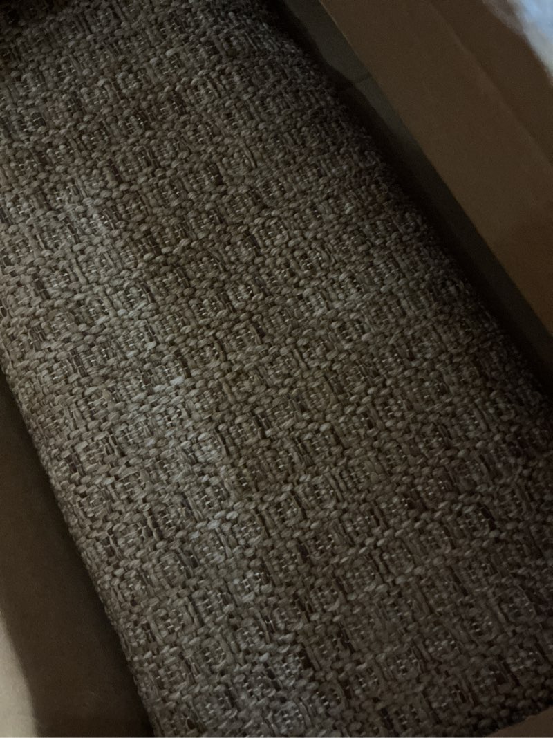 Condition photo showing Good Condition for luul home easy jute rugs 2x7 natural color living room indoor outdoor runner rug for farmhouse patio and kitchen rug high traffic washable easy to clean solid boho woven design outside carpet (2 x 7) natural 2' x 7' (rectangular)