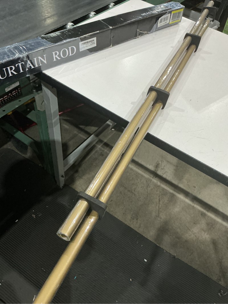 Condition photo showing As Is for curtain rod ,meas:1440x68x68mm