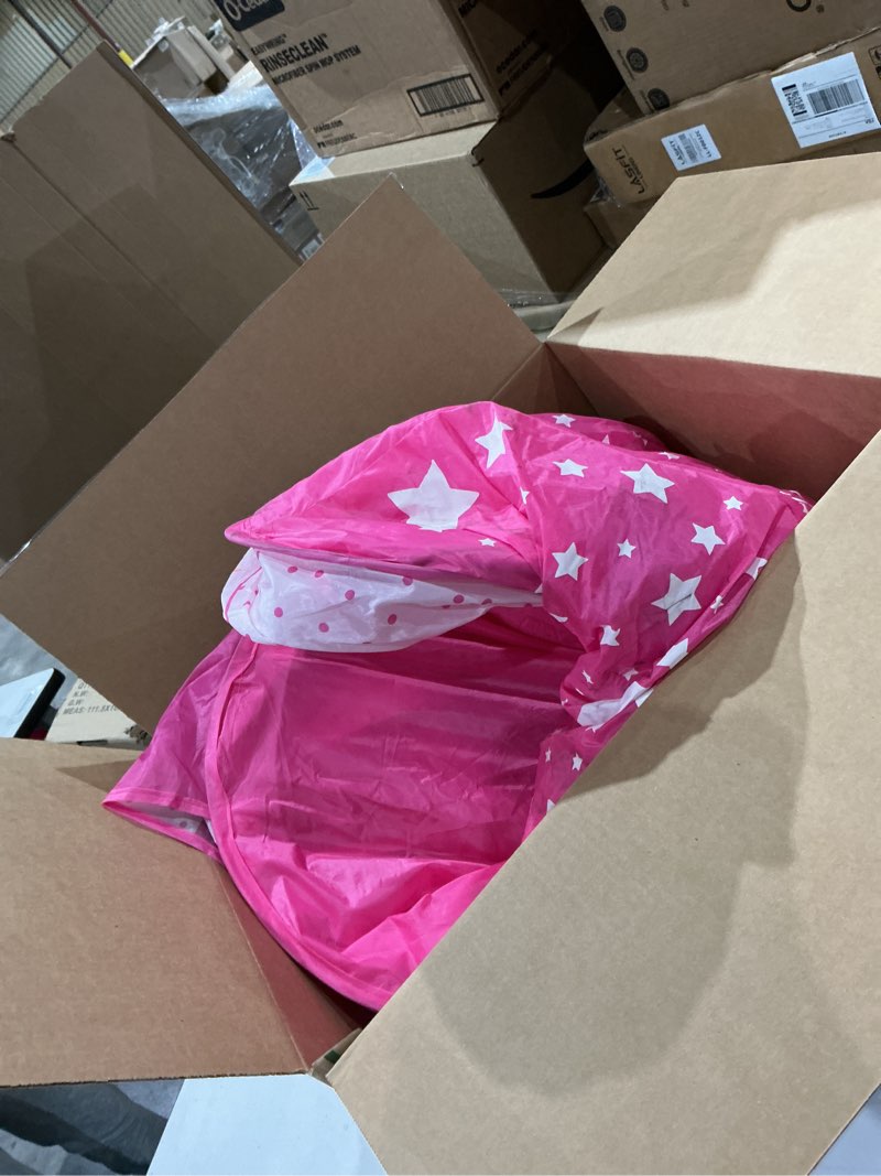 Condition photo showing Good Condition for similar to limitlessfunn princess pop up kids play tent | includes star lights & carrying case |, children indoor castle playhouse for girls, toddlers, 41\" d x 41\" w x 53\" h stars