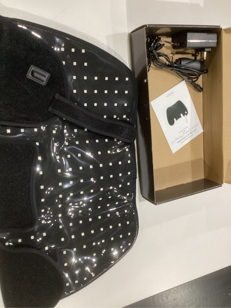 Condition photo showing Good Condition for Red Light Therapy for Neck and Shoulders,288 Infrared Light Therapy for Neck Shoulder Pain Relief,660nm & 850nm Red Light Therapy Pad,Shoulder Wrap with Timer Remote Control for Home and Office Use