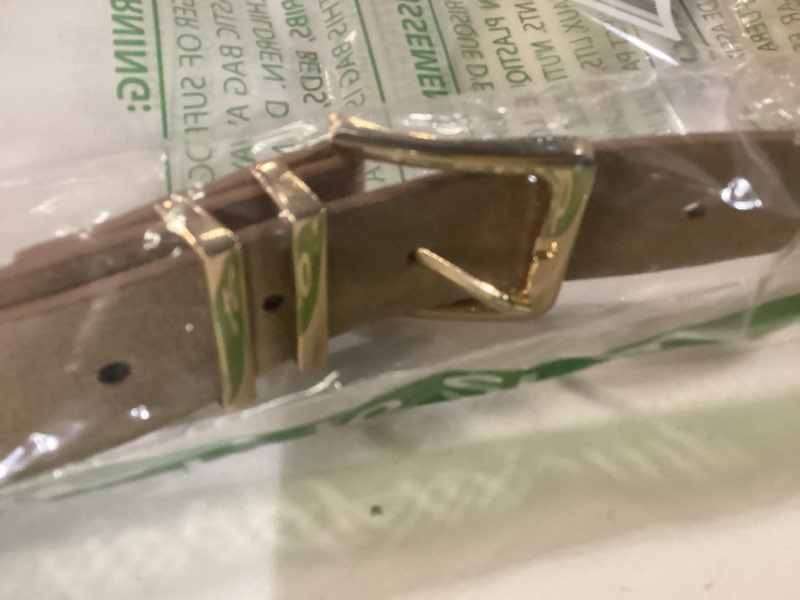 Condition photo showing Good Condition for WHIPPY Women Suede Belt with Gold Buckle Fashion Ladies Casual Leather Belt for Jeans Pant Coats, Ta