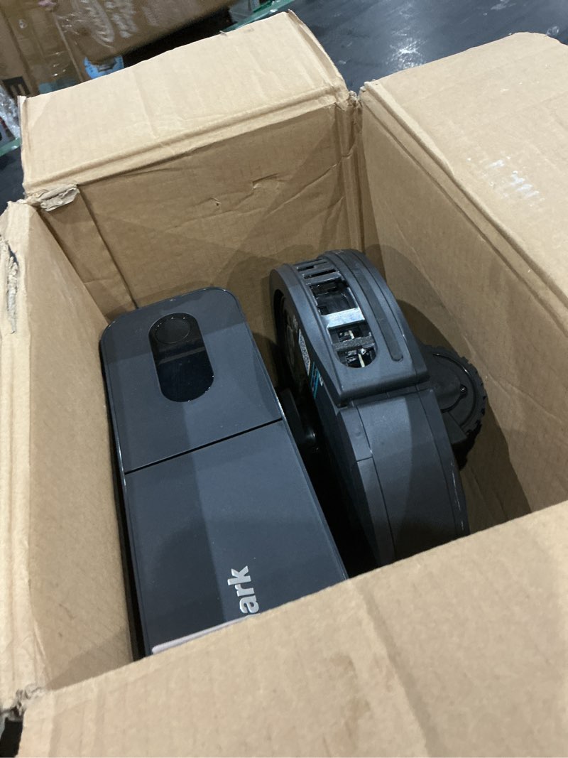 Condition photo showing As Is for shark av2501s ai ultra robot vacuum, with matrix clean, home mapping, 30-day capacity hepa bagless self empty base, perfect for pet hair, wifi, dark grey matrix clean auto empty (30 days)
