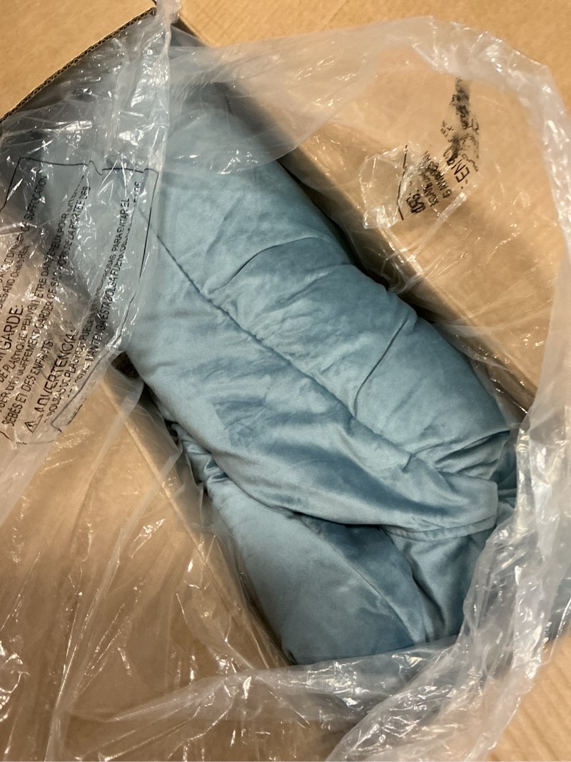 Condition photo showing Good Condition for lazy chair with folding ottoman modern large accent chair,contemporary lounge leisure sofa chair with armrests upholstered sofa armchair reading for bedroom,dorm & office(blue-f)