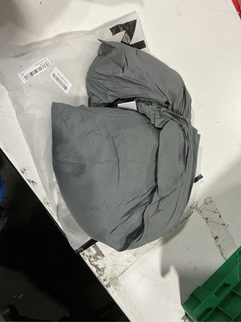 Condition photo showing Good Condition for sonoro kate 100% viscose derived from bamboo_sheets queen size, ultra breathable & cooling bed sheets for hot sleepers, hotel luxury silky bedding sheets, 16" deep pocket - 4pc (dark grey,queen) dark grey queen