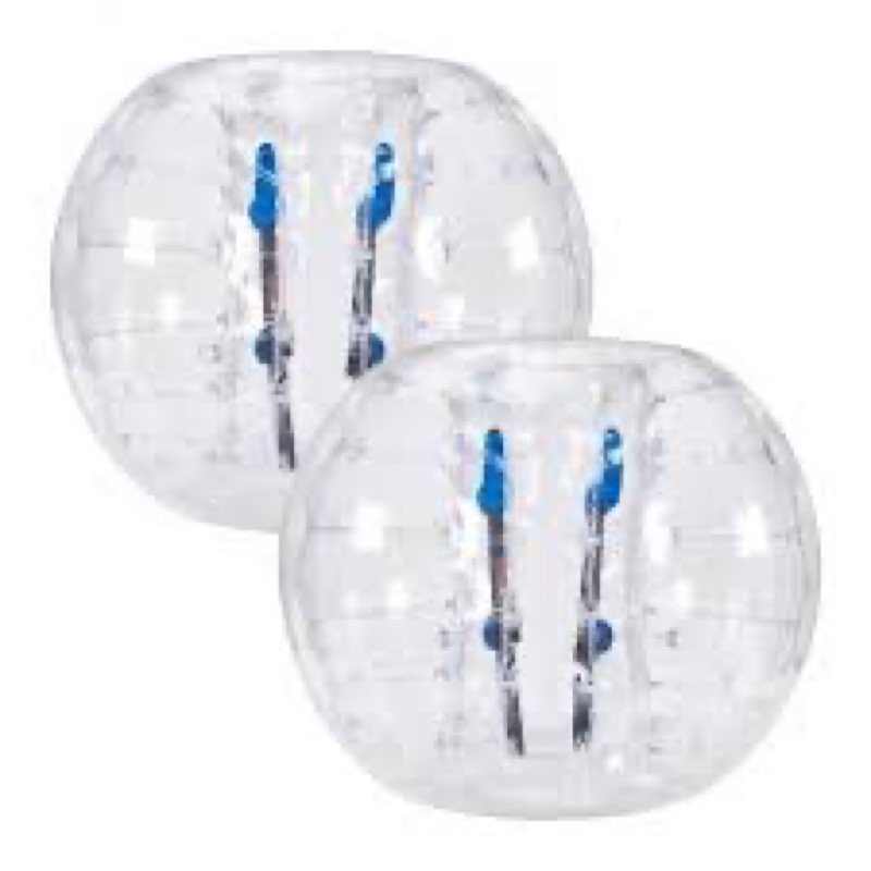 2 pack inflatable bumper balls for adults (4ft/1.2m) giant sumo balls body bumpers balls buddy zorb 