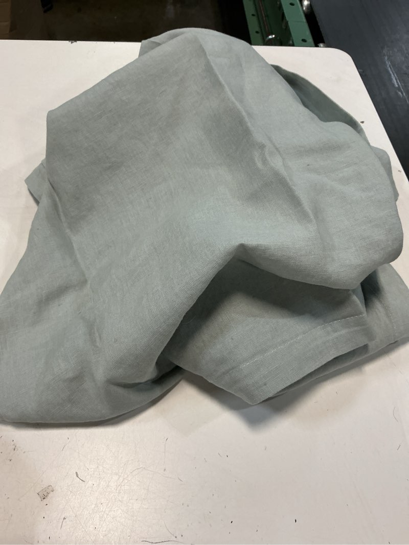 Condition photo showing Good Condition for european linen euro sham, euro, mist 26x26