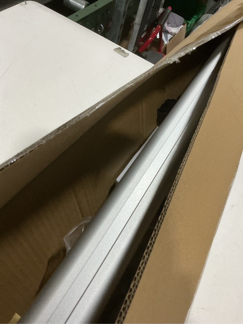 Condition photo showing As Is for cowvie 47 inch aluminum roof rack cross bars for raised side rails, adjustable cargo bars, hold 165 lbs, silver silver 47 inches for raised side rails