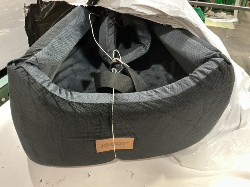 Condition photo showing Good Condition for joejoy dog car seat for small/medium dogs, memory foam dog booster seat with washable cover, travel safety pet car seat with storage pockets for dogs up to 30 lbs grey