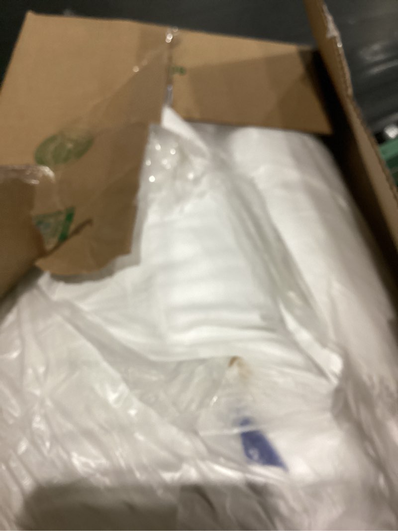 Condition photo showing As Is for YCOLL Pillow Covers 18x18 Set of 4, Modern Sofa Throw Pillow Cover, Decorative Outdoor Linen Fabric Pillow Case for Couch Bed Car?Light Blue Light Blue 18" x 18" (Pack of 4)