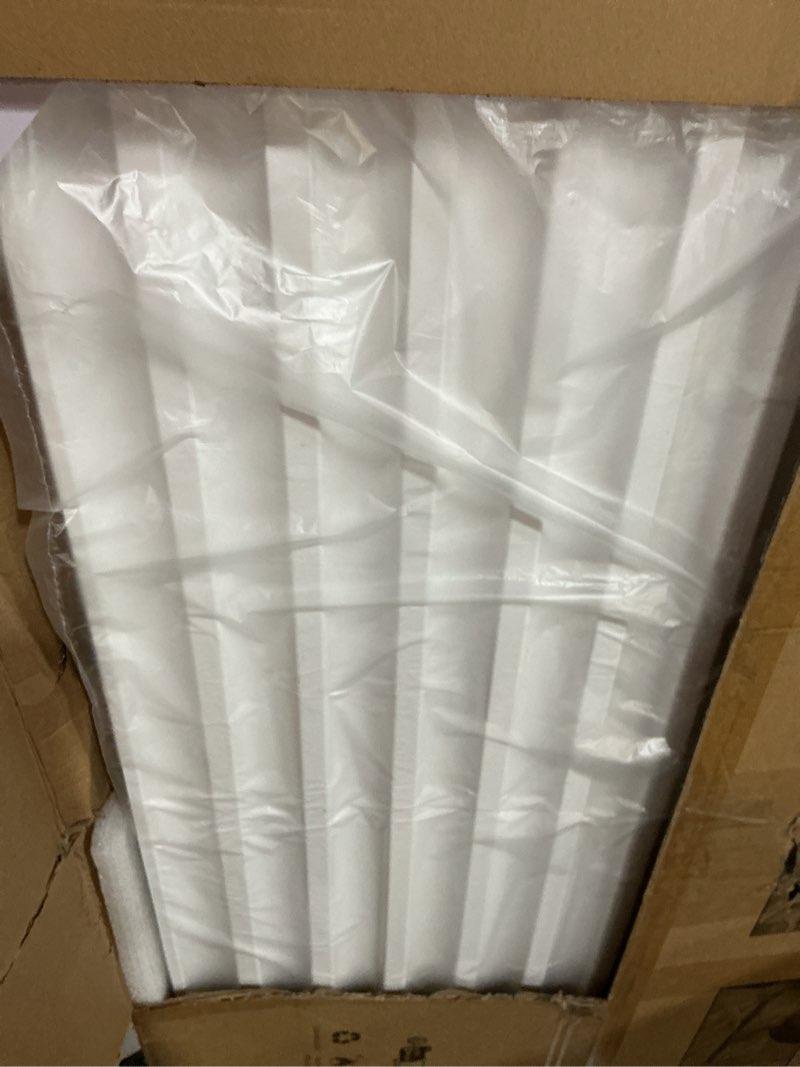 Condition photo showing Good Condition for Art3d 2x4 ft Drop Ceiling Tiles 12-Pack, White, 3D Wall Panels with Semi-Cylinder Design for Interior Wall Decor, 24"x48" 24"x48" Cylinder White
