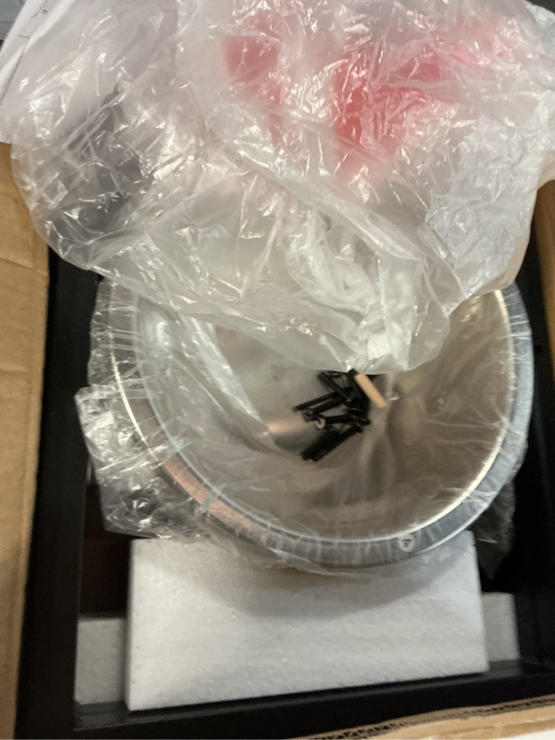 Condition photo showing New/Like New for Elevated Dog Bowls for Large Dogs, Raised Dog Bowl Stand with Two X-Large Stainless Steel Bowls for Dogs, 3.5L Capacity, Rustic Walnut