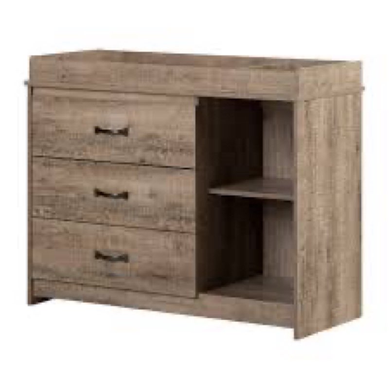 Tassio Wide Changing Table with Drawers