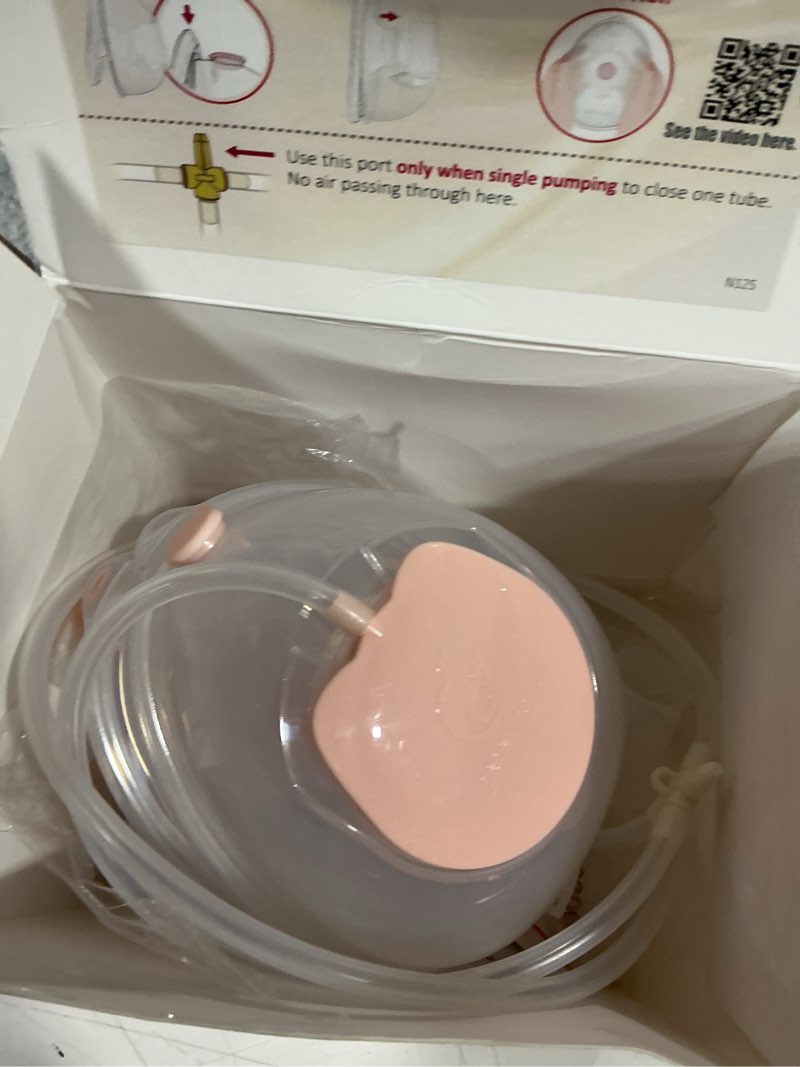 Condition photo showing As Is for nenesupply handsfree wearable breastmilk collection cara cups caracups compatible with spectra s1 s2 9 plus breast pumps 24mm silicone flanges replacement for spectra pump parts 19 21mm inserts 24mm handfree collection cup