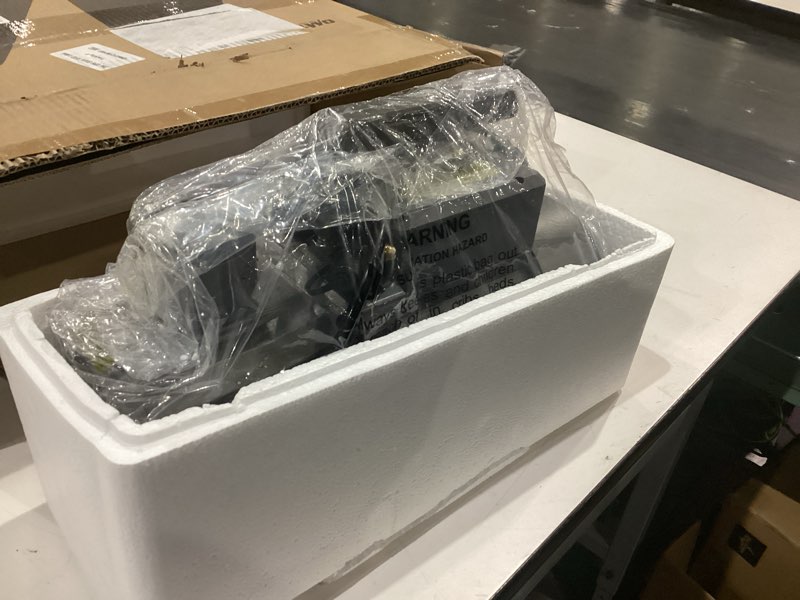 Condition photo showing Good Condition for orion motor tech 2 stage vacuum pump, 9 cfm 3/4 hp hvac rotary vane vacuum pump with 1.5 micron ultimate vacuum, two stage air vacuum pump for r22 r134a r410a hvac servicing