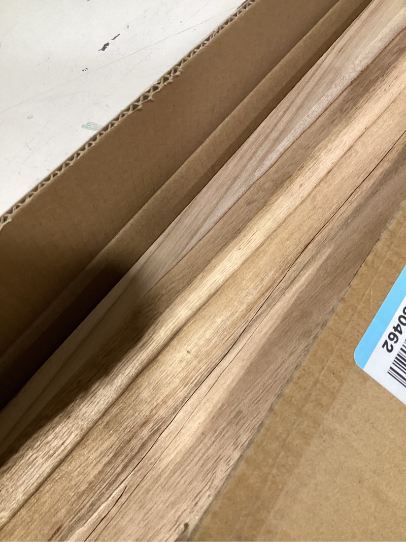 Condition photo showing Good Condition for 36 inch light wood floating shelves for wall rustic wall shelf for bedroom living room set of 4 36incn light wood