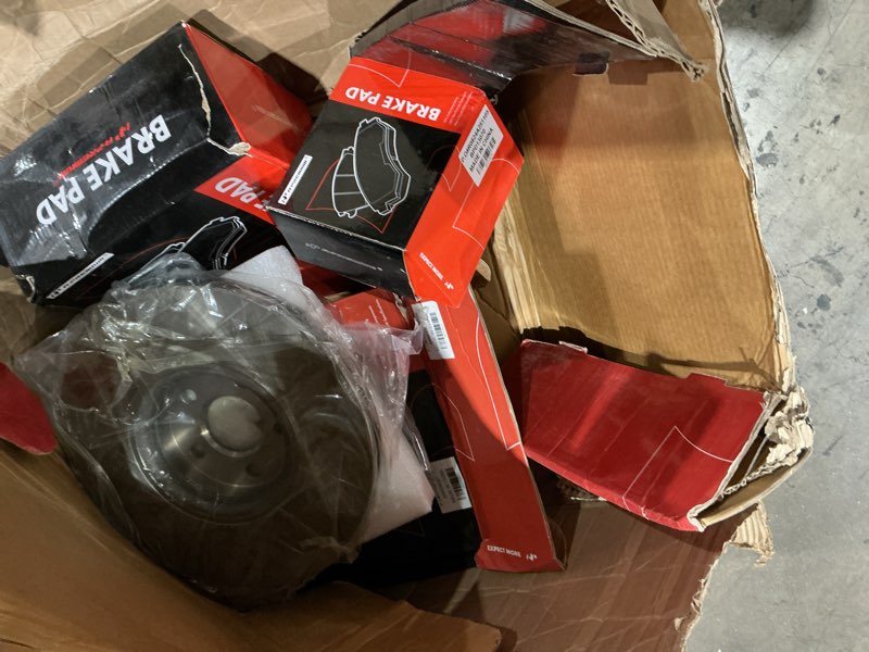 Condition photo showing As Is for a-premium front and rear vented disc brake rotors + ceramic pads kit compatible with select volvo models - xc60 2010-2015, 12-pc set