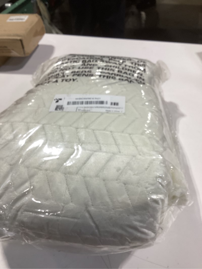 Condition photo showing Good Condition for smiry non slip couch covers for dogs, fuzzy pet couch covers for 3 cushion sofa pet friendly, soft sofa slipcovers cushion furniture protector washable (beige, 27.6" x 82.7") beige 27.6" x 82.7"