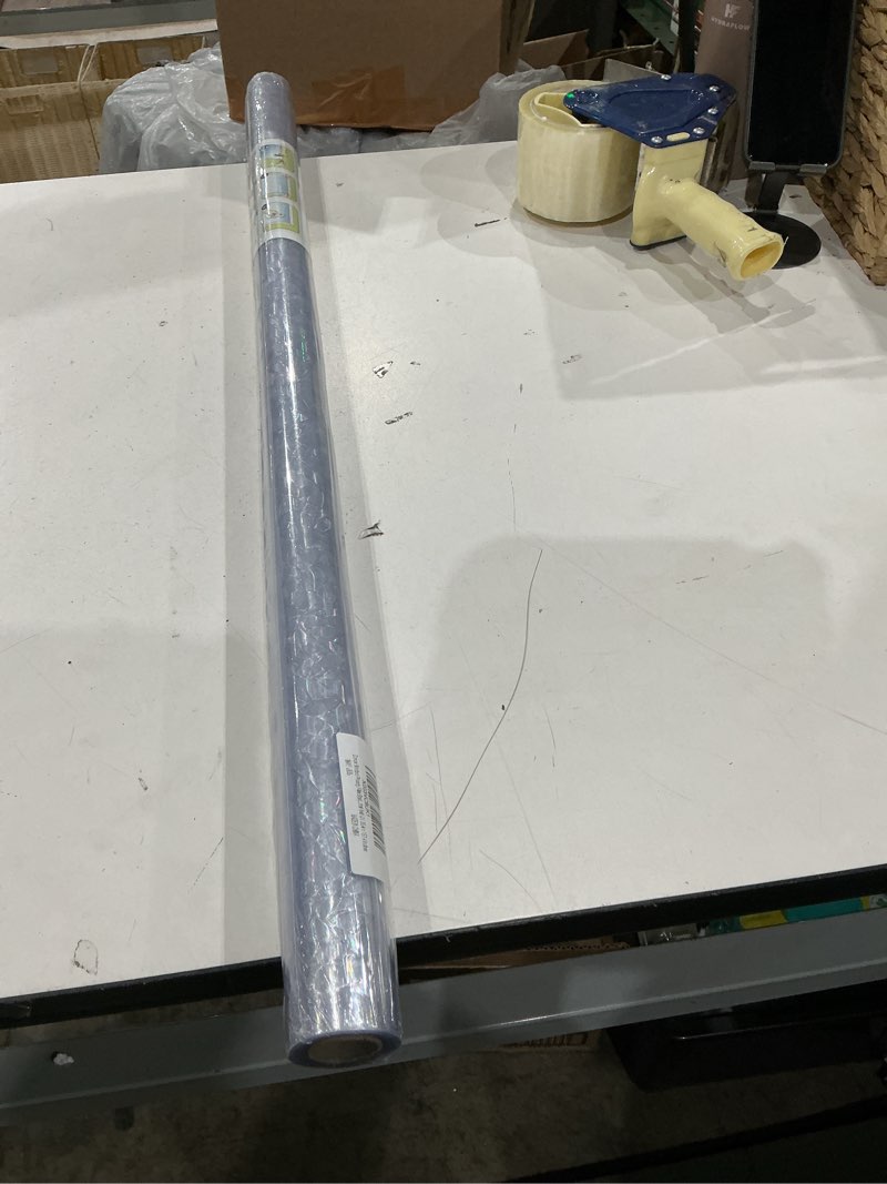 Condition photo showing New/Like New for donox window privacy film uv protection static window film no adhesive sunlight reflection rainbow colors beautiful privacy for home and glassware 35.4 x 157.4 inches