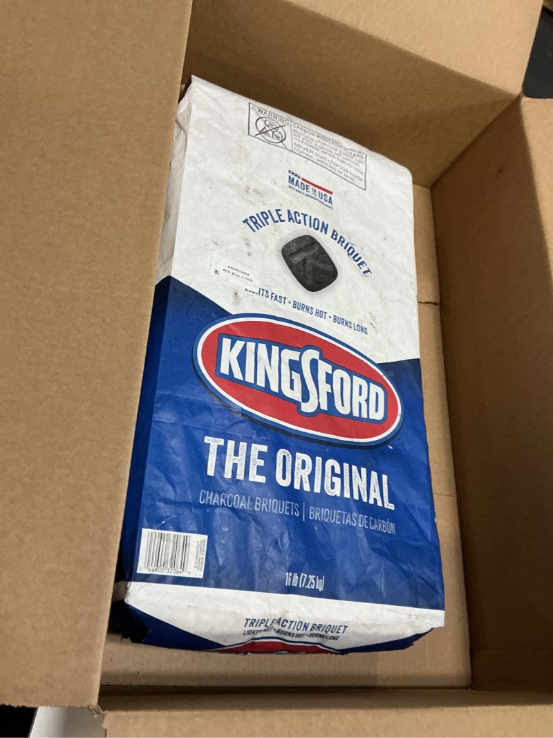 Condition photo showing Good Condition for Kingsford Original Charcoal Briquettes, BBQ Charcoal for Grilling, 16 Pounds (Package May Vary)