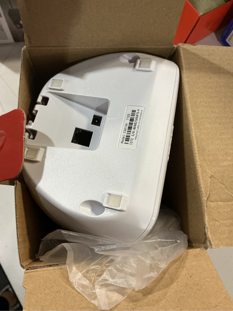 Condition photo showing As Is for vtech cs6124 dect 6.0 cordless phone with answering system and caller id/call waiting, white