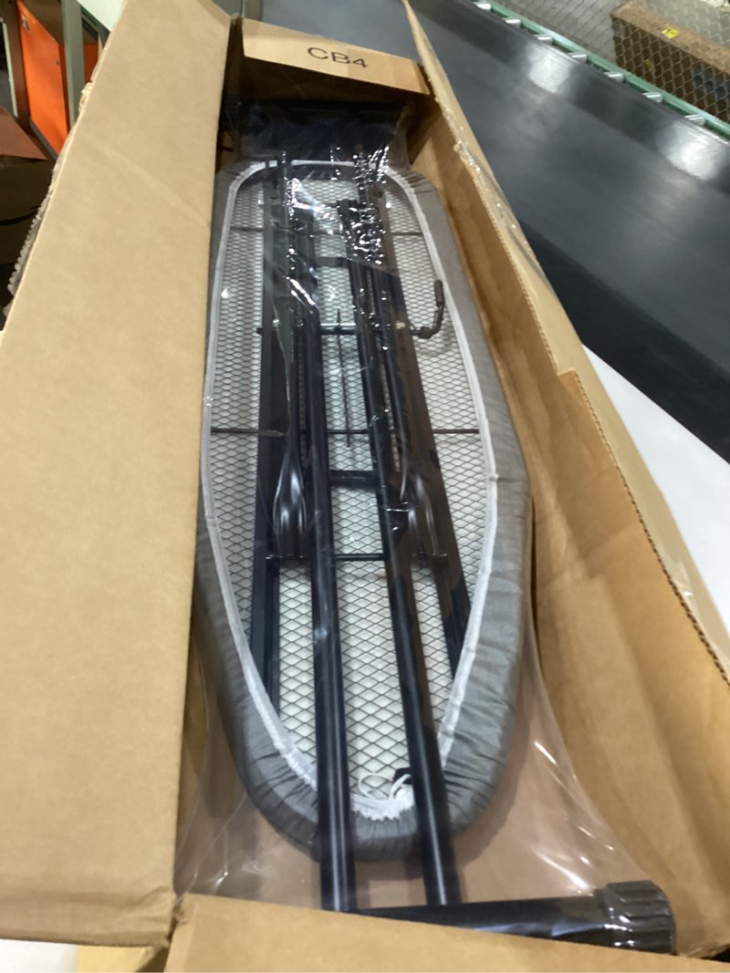 Condition photo showing Good Condition for Deluxe Ironing Board with Heat Resistant Cover and Thicken Felt Pad, Heavy Sturdy Legs,Full Size Hanger Iron Board,Foldable (L-Grey)