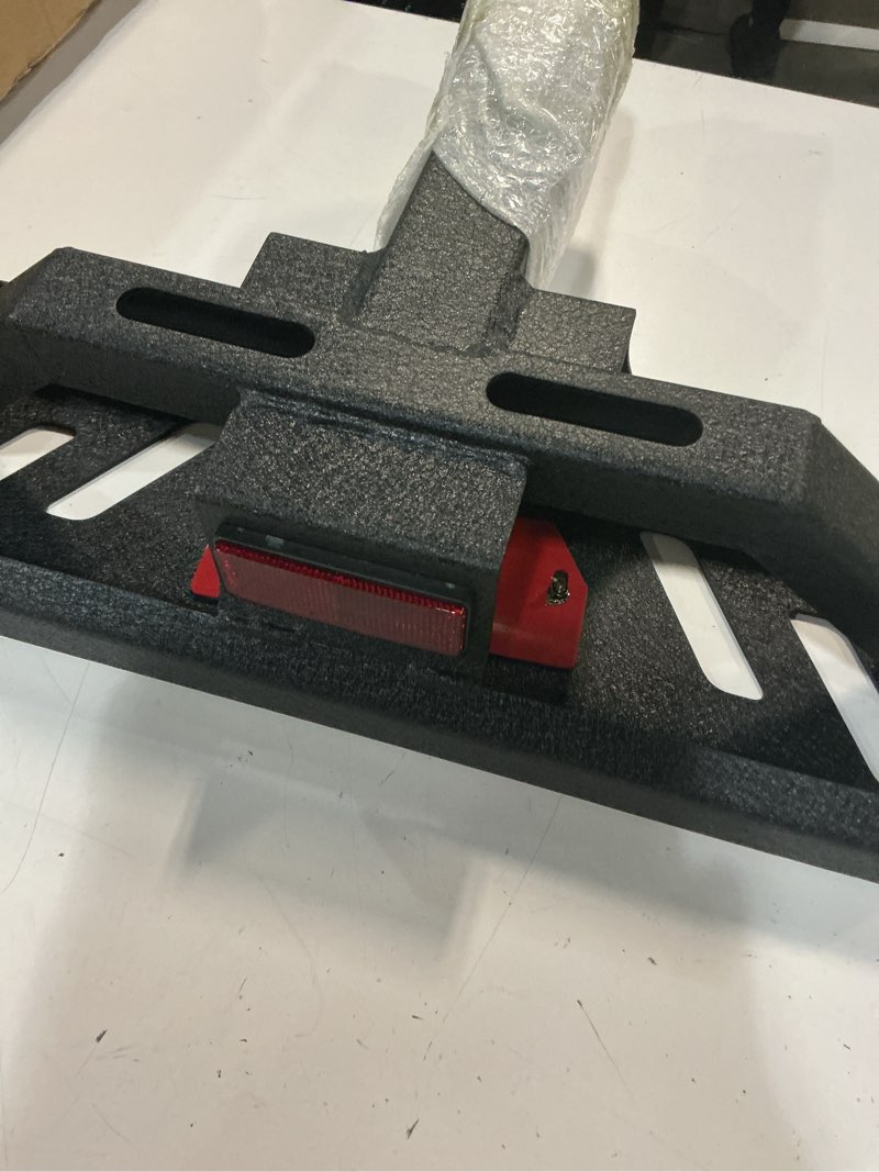 Condition photo showing Good Condition for tow trailer receiver tow hitch step bar bumper guard receiver w/ led brake light