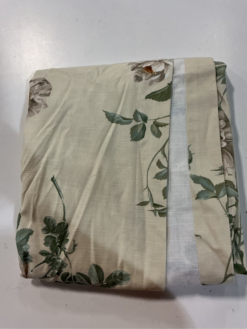 Condition photo showing Good Condition for maison d' hermine curtains for living room 100% cotton 108 inch length one panel light filtering curtains for windows with rod and loop pockets (villette - dove grey, 50" w x 108" l) 019 - villette - dove grey 50"w x 108"l (pack of 1)