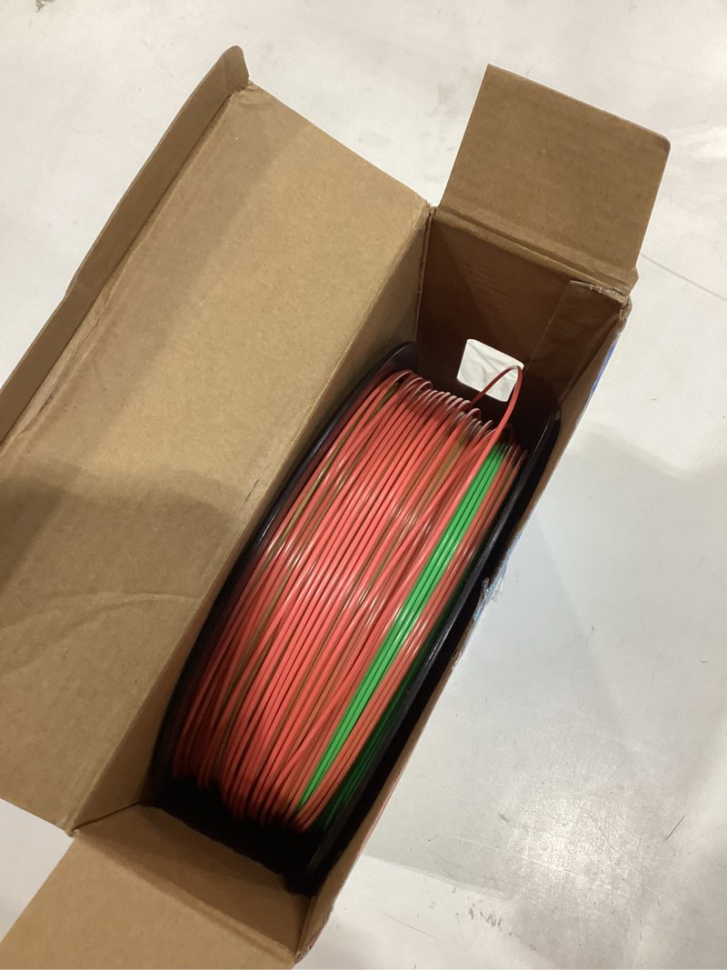 Condition photo showing As Is for Creality 3D Printer Filament, Rainbow PLA+ Filament 1.75mm, Multicolor PLA Plus Strong Toughness Dimensional Accuracy +/- 0.03mm, PLA Pro for Most 3D Printer, 1KG Spool(2.2lbs)