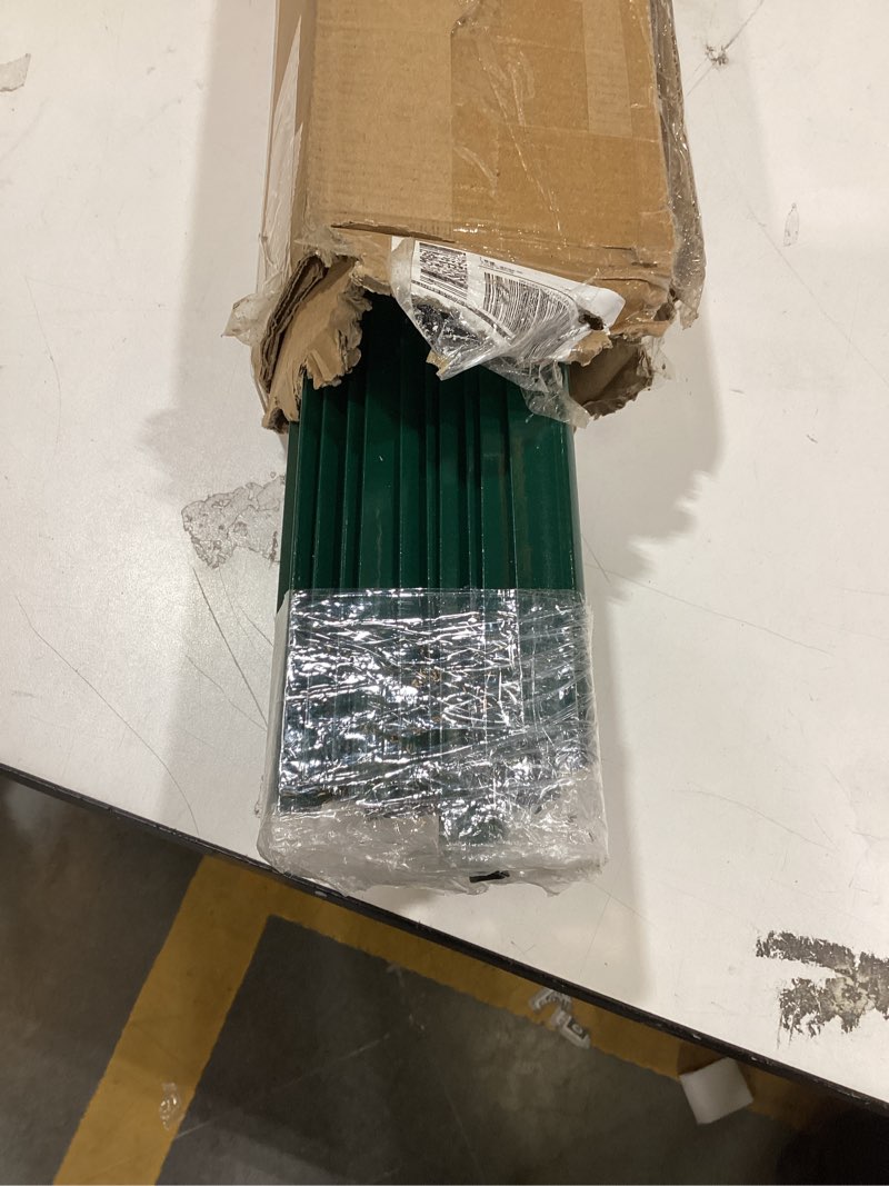 Condition photo showing New/Like New for fence posts 3 feet, pack of 10, metal fence post with u-channel, steel fence poles u post for garden wire mesh fence poles sign post