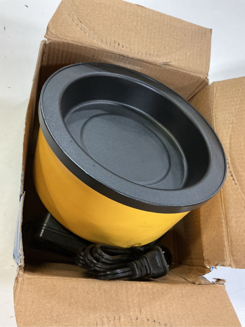 Condition photo showing Good Condition for glue pot, hot glue pot, hot glue melting pot,250w professional craft fusion keratin glue pot for hair extensions(5.31 inch diameter, 1 inch depth) gluepot