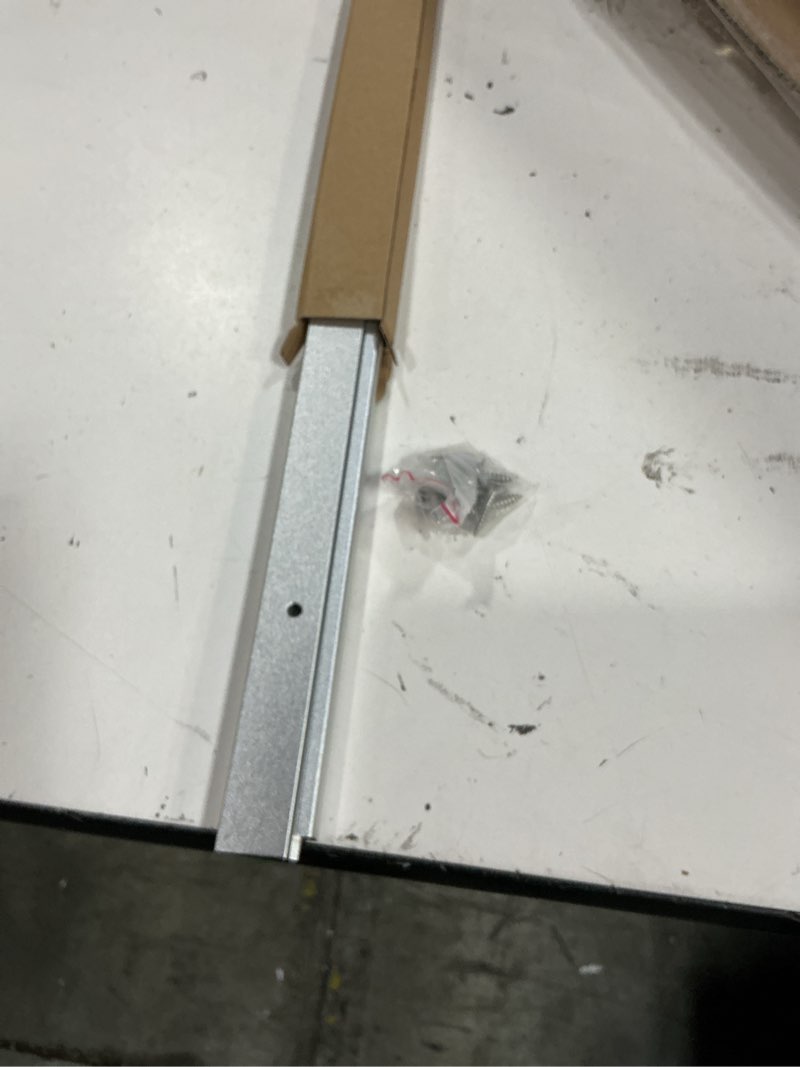 Condition photo showing New/Like New for ?upgrade? rv table wall mount, outside track mout, aluminum alloy support trim mill finish for sliding table, table side support replacement fitting 25" silvery length 25“