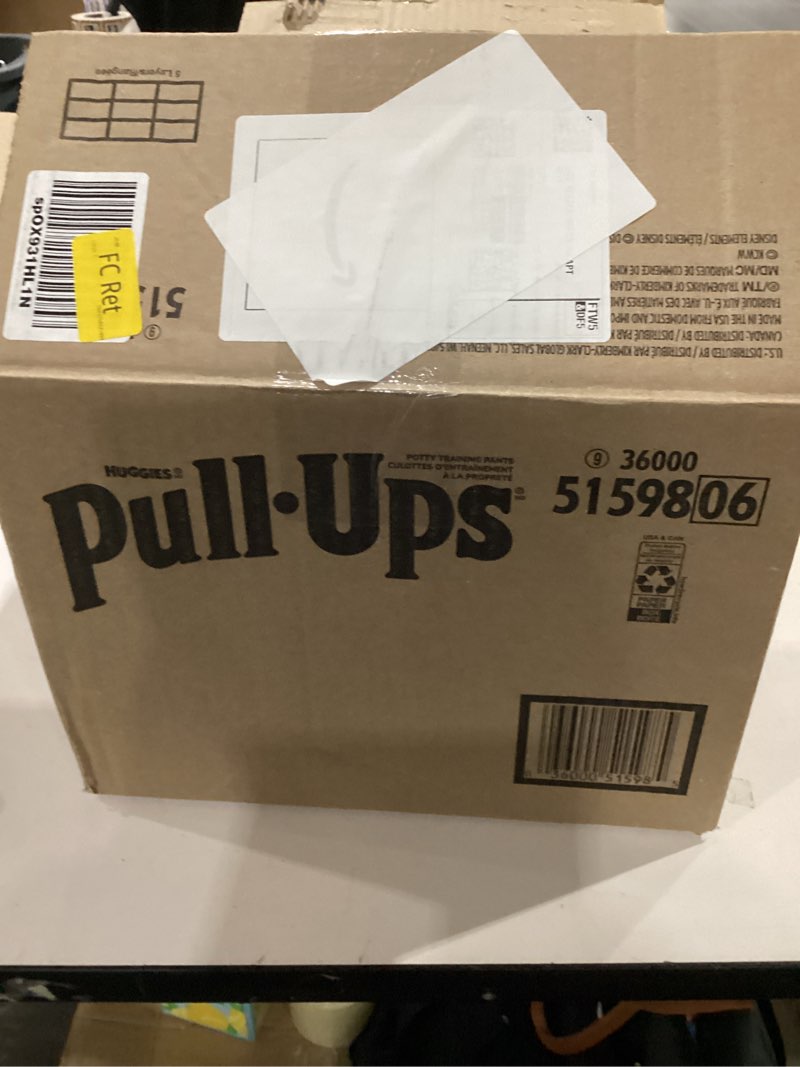 Condition photo showing New/Like New for Pull-Ups Boys' Potty Training Pants, Size 4T-5T Training Underwear (38-50 lbs), 99 Count (3 Packs of 33), Packaging May Vary 4T-5T 99