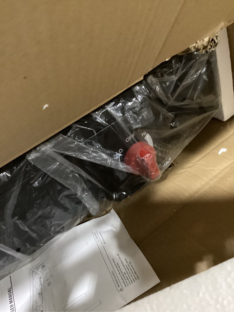 Condition photo showing Good Condition for 2 burner gas stove, high pressure outdoor propane burner with detachable legs, 150,000 btu camping stove outdoor burner with 0-20 psi regulator for camping, backyard, outdoor cooking