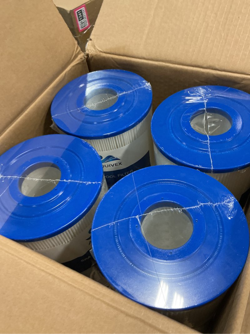 Condition photo showing New/Like New for 73178 hot springs tri-x hot tub filter, compatible with hot springs watkins 31489, 71825, 73178, 73250, apc apcc7095, filbur fc-3915, pleatco pwk30, unicel c-6430, 4 pack