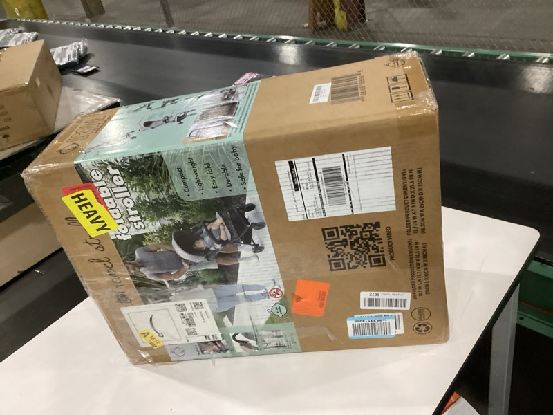 Condition photo showing Good Condition for Lightweight Travel Stroller for Baby & Toddlers - Easy Fold & Compact Stroller with Canopy, Storage Basket, Multi-Position Recline & Convenient One-Hand Fold (Grey)