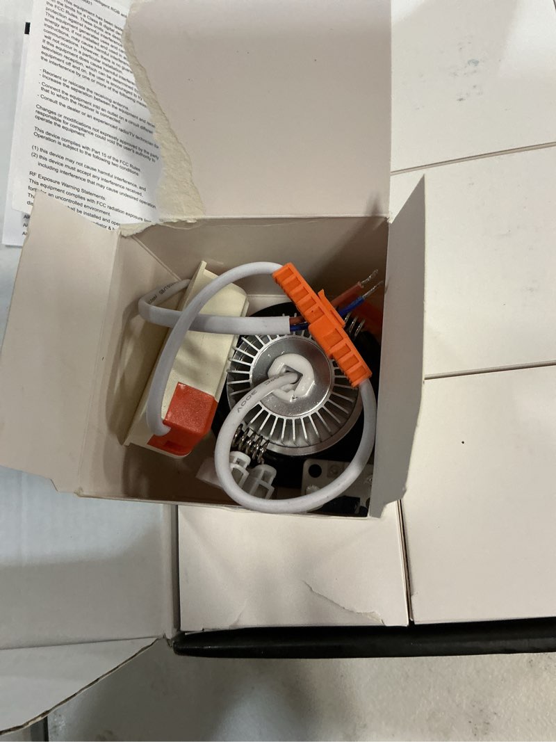 Condition photo showing Good Condition for inshareplus 2 inch smart recessed lighting, 10 pack wifi black led downlight 5w 120v, dimmable rgbcw 2700-6500k color changing, compatible with alexa/google, ceiling lights with led driver