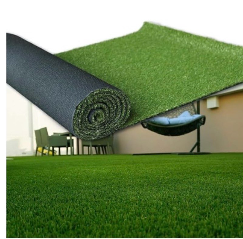 lita artificial grass 10' x 25' (250 square feet) realistic fake grass deluxe turf synthetic turf thick lawn pet turf -perfect for indoor/outdoor landscape (20mm high pile) customized
