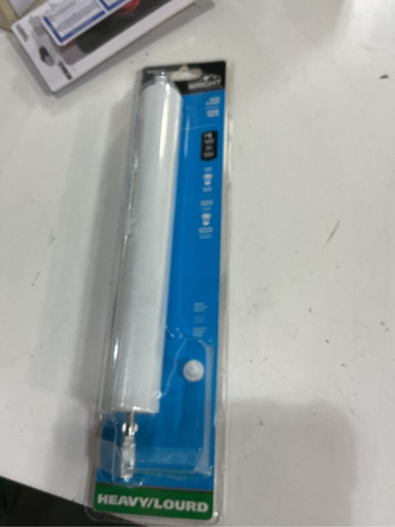 Condition photo showing As Is for pneumatic closer w/ ts, heavy duty, white
