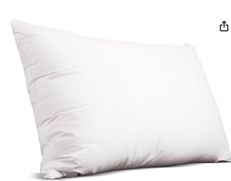 EDOW Luxury Soft Pillows for Sleeping, Fluffy Down Alternative Polyester Fiber Filled Pillow, Home&Hotel-Collection, Machine Washable