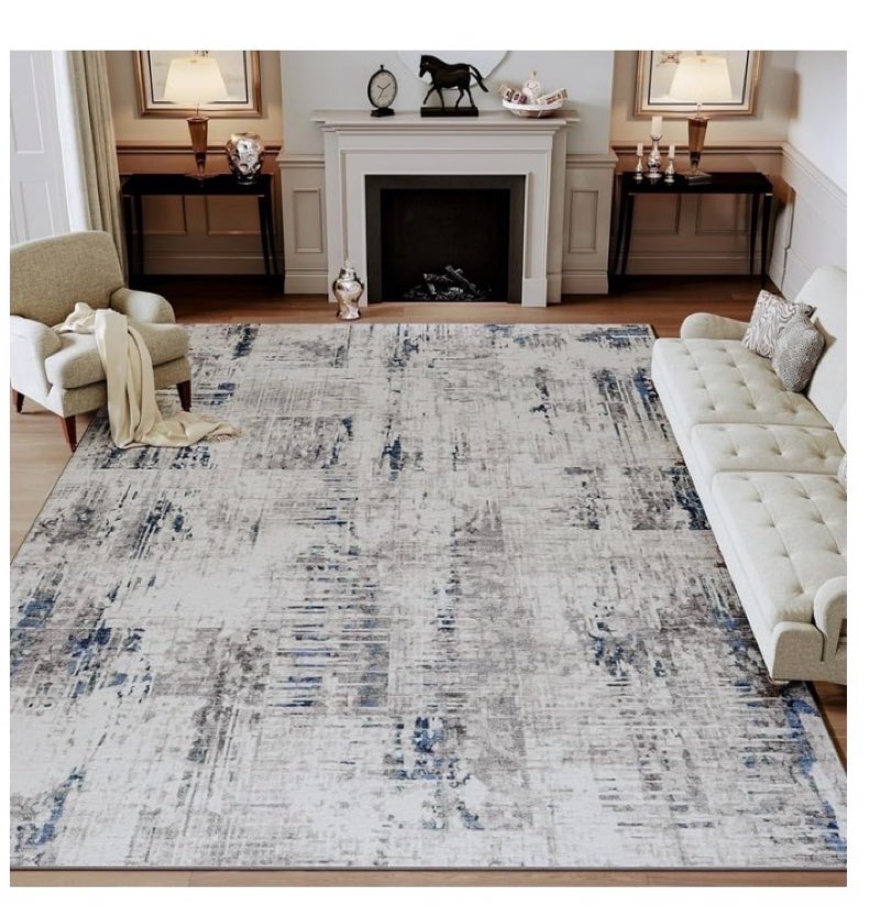 sixhome 8'x10' area rugs for living room modern abstract area rugs machine washable rugs soft neutral carpet rugs for bedroom dining room office playroom aesthetic home decor non(similar)