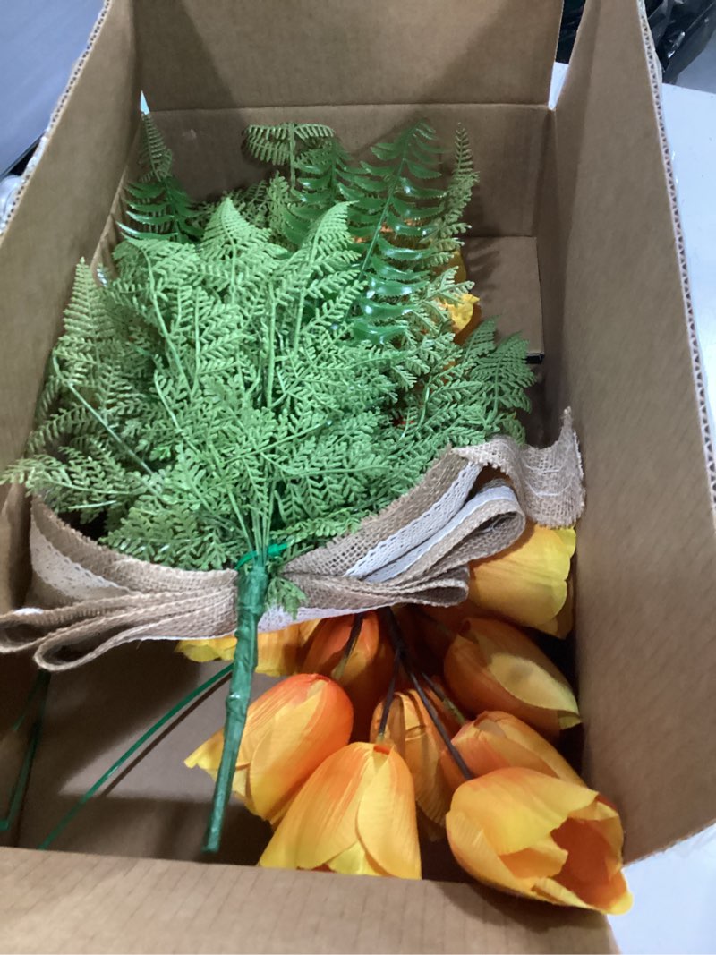 Condition photo showing New/Like New for ki store tulip carrot wreath orange carrot swag easter door decoration spring decor for door window