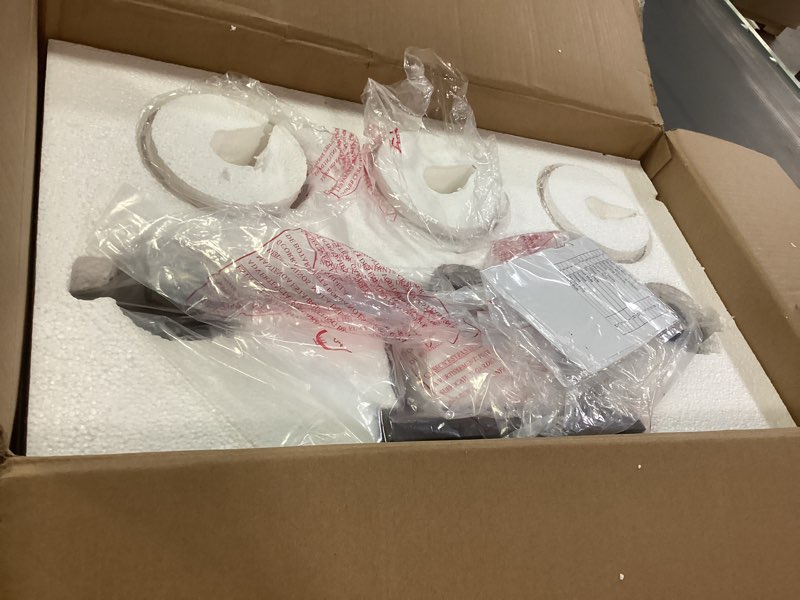 Condition photo showing New/Like New for 3 Light Bathroom Vanity Light Modern Black Bathroom Light Fixtures Over Mirror with Hammered Glass Lampshade for Kitchen Hallway Black 3 Lights